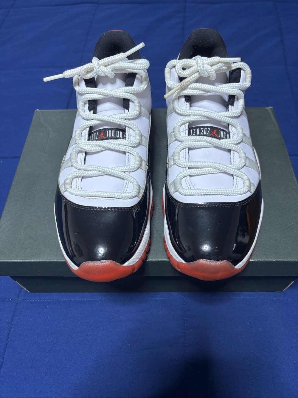 Jordan 11 Retro Low Concord Bred 2020 Size 10